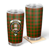 Clan Menzies Green Modern Tartan Crest Tumbler LD31 Clan Menzies Tartan Today